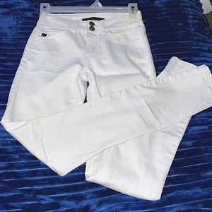 White skinny size 24 pants kancans